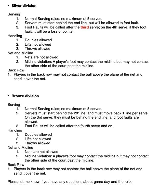 MSL Rules Page 2
